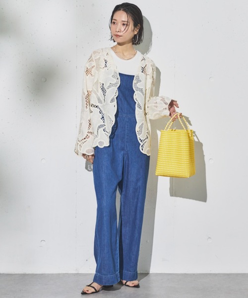 Lee（リー）の「Lee RELAX SALOPETTE（サロペット/オーバーオール・レディース・ネイビー/ブルー・SMALL）」の10枚目の写真