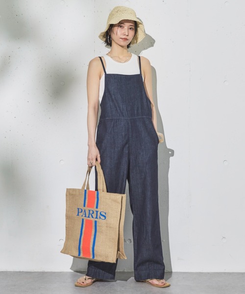 Lee（リー）の「Lee RELAX SALOPETTE（サロペット/オーバーオール・レディース・ネイビー/ブルー・SMALL）」の18枚目の写真