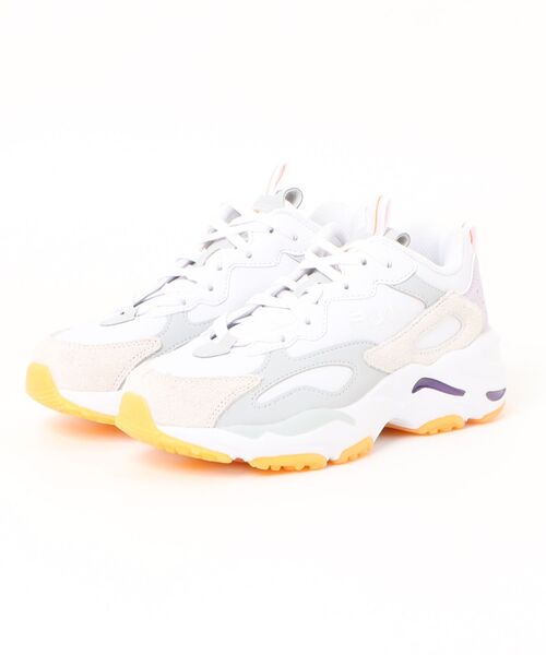 FILA(フィラ)の「FILA フィラ RAY TRACER SL レイトレイサーエスエル USS25011110 WHITE/GLACIER(スニーカー・レディース・ホワイト・22.5cm/23.0cm/23.5cm/24.0cm/24.5cm/25.0cm/25.5cm/22.0cm/26.0cm/27.0cm/28.0cm/29.0cm)」の1枚目の写真