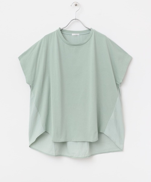 ITEMS URBANRESEARCH(アイテムズ アーバンリサーチ)の「ナイロンドッキングフレンチプルオーバー(Tシャツ/カットソー・レディース・ミント/ブルー系その他/ホワイト系その他・FREE)」の22枚目の写真