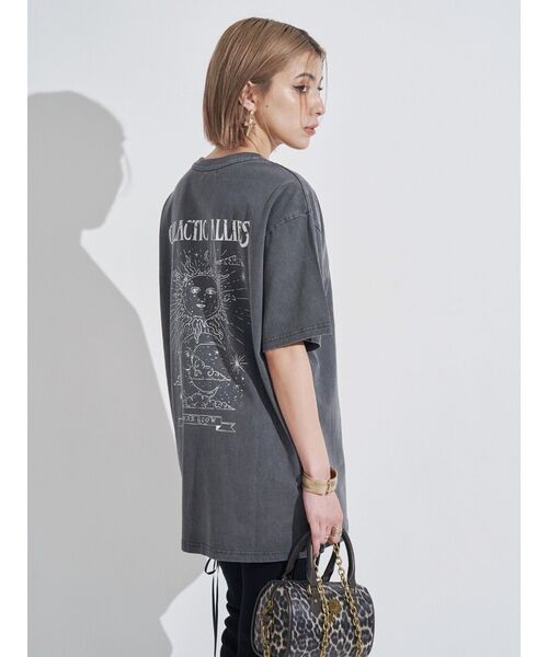 EVRIS(エヴリス)の「ヴィンテージライクSUNNY BIG Tシャツ(Tシャツ/カットソー・レディース・ホワイト/カーキ/ブラック・FREE)」の18枚目の写真