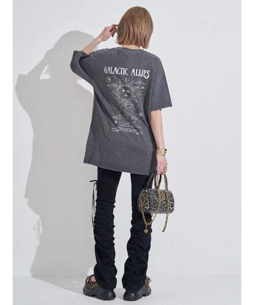 EVRIS(エヴリス)の「ヴィンテージライクSUNNY BIG Tシャツ(Tシャツ/カットソー・レディース・ホワイト/カーキ/ブラック・FREE)」の21枚目の写真