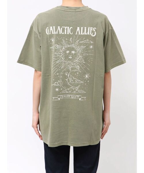 EVRIS(エヴリス)の「ヴィンテージライクSUNNY BIG Tシャツ(Tシャツ/カットソー・レディース・ホワイト/カーキ/ブラック・FREE)」の14枚目の写真