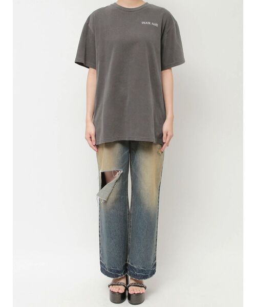 EVRIS(エヴリス)の「ヴィンテージライクSUNNY BIG Tシャツ(Tシャツ/カットソー・レディース・ホワイト/カーキ/ブラック・FREE)」の13枚目の写真