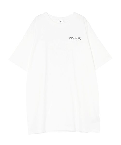 EVRIS(エヴリス)の「ヴィンテージライクSUNNY BIG Tシャツ(Tシャツ/カットソー・レディース・ホワイト/カーキ/ブラック・FREE)」の9枚目の写真