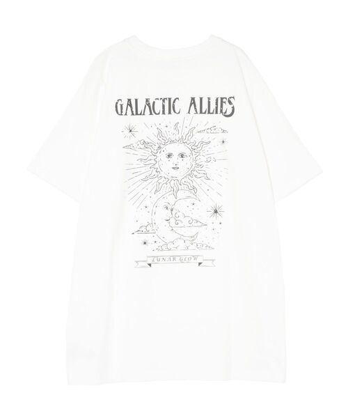 EVRIS(エヴリス)の「ヴィンテージライクSUNNY BIG Tシャツ(Tシャツ/カットソー・レディース・ホワイト/カーキ/ブラック・FREE)」の8枚目の写真