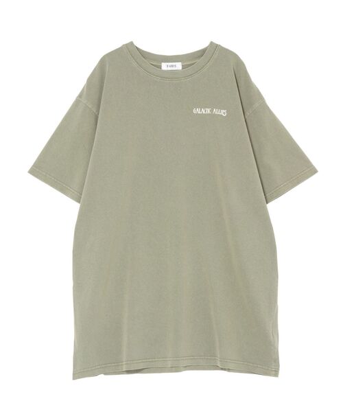 EVRIS(エヴリス)の「ヴィンテージライクSUNNY BIG Tシャツ(Tシャツ/カットソー・レディース・ホワイト/カーキ/ブラック・FREE)」の7枚目の写真