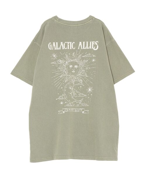 EVRIS(エヴリス)の「ヴィンテージライクSUNNY BIG Tシャツ(Tシャツ/カットソー・レディース・ホワイト/カーキ/ブラック・FREE)」の6枚目の写真