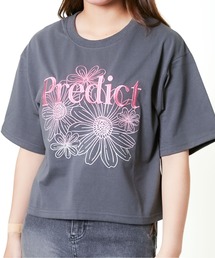 GORGE | 《花刺しゅう×配色ステッチ》レディース グラフィックTシャツ カジュアル 春夏秋(Tシャツ/カットソー)