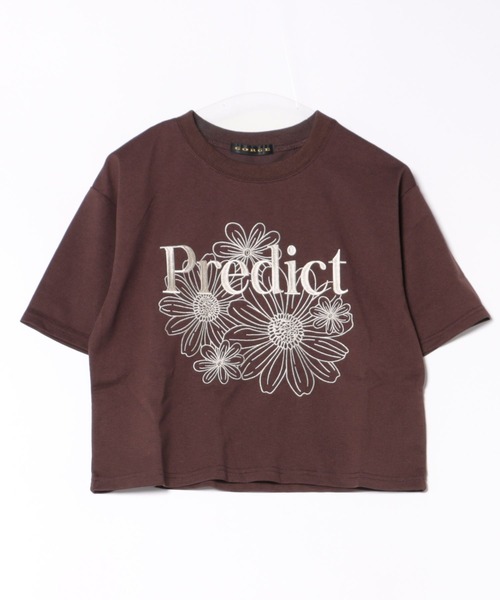 GORGE（ゴージ）の「《花刺しゅう×配色ステッチ》レディース グラフィックTシャツ カジュアル 春夏秋（Tシャツ/カットソー・レディース・レッド/オフホワイト/オートミール/ネイビー/チャコール/ブラウン・F）」の17枚目の写真