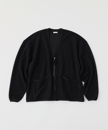 Name. / ネーム CURL YARN ZIP UP CARDIGAN