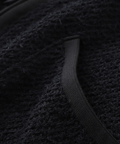 JOINT WORKS(ジョイントワークス)の「Name. / ネーム CURL YARN ZIP UP CARDIGAN(カーディガン/ボレロ・メンズ・ブラック・1)」の3枚目の写真