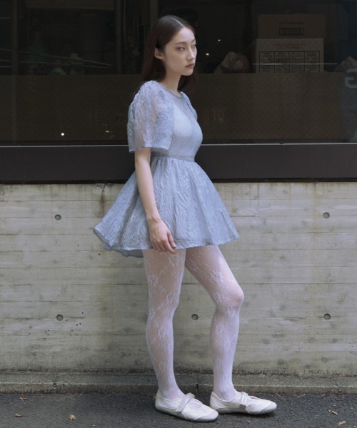 ZOZO限定】jacquard puff sleeve tunic（シャツ/ブラウス）｜HONEY MI