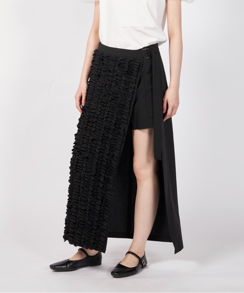 スカート CLANE CLANE FRILL WRAP SKIRT セール】CLANE FRILL WRAP SKIRT（スカート）｜CLANE（クラネ