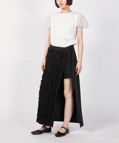 スカート clane FRILL WRAP SKIRT セール】CLANE FRILL WRAP SKIRT（スカート）｜CLANE（クラネ
