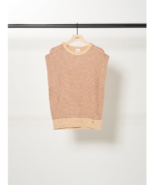 YENN イエン PADDING NECK KNIT ニットベスト YENN パディングネックニット（ベスト）｜YENN（イエン）の
