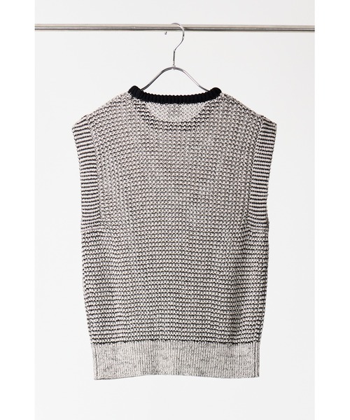 YENN イエン PADDING NECK KNIT ニットベスト YENN パディングネックニット（ベスト）｜YENN（イエン）の