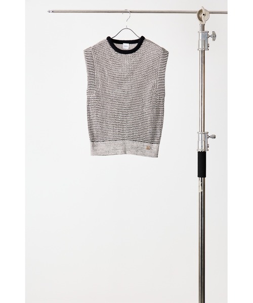 YENN イエン PADDING NECK KNIT ニットベスト YENN パディングネックニット（ベスト）｜YENN（イエン）の
