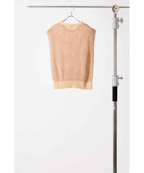 YENN イエン PADDING NECK KNIT ニットベスト YENN パディングネックニット（ベスト）｜YENN（イエン）の