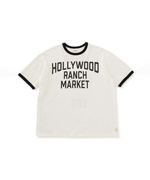 CS0028 ガーゼウラケ HRM プリント リンガー Tシャツ