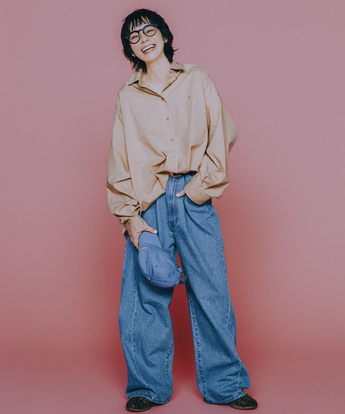 niko and...（ニコアンド）の「【竹下玲奈×NAVYS】コラボ キャップ（キャップ・レディース・ボルドー/ブルー/オフホワイト・FREE）」の7枚目の写真