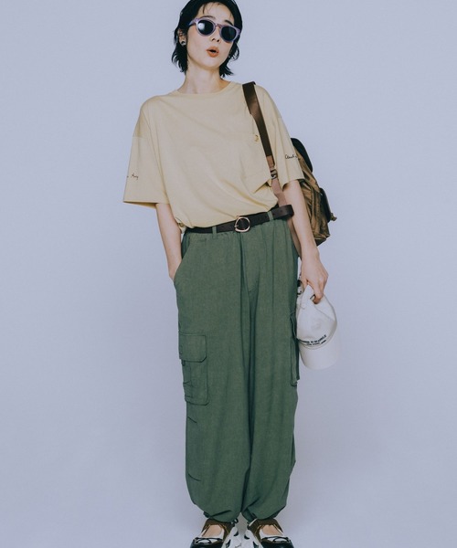 niko and...（ニコアンド）の「【竹下玲奈×NAVYS】コラボ キャップ（キャップ・レディース・ボルドー/ブルー/オフホワイト・FREE）」の10枚目の写真