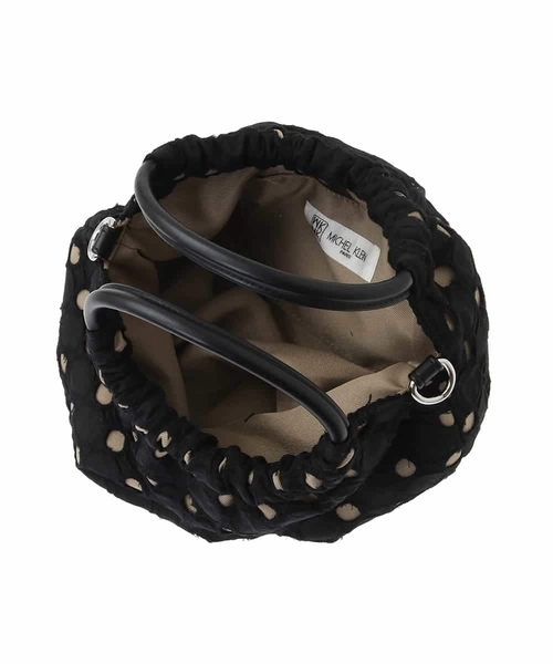 [2WAY]サークルレースハンドバッグ