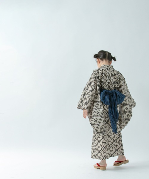 LOWRYS FARM（ローリーズファーム）の「セパレートユカタセット　326417（浴衣・キッズ・ベージュ/レッド/ブラック・110cm/130cm/150cm）」の5枚目の写真