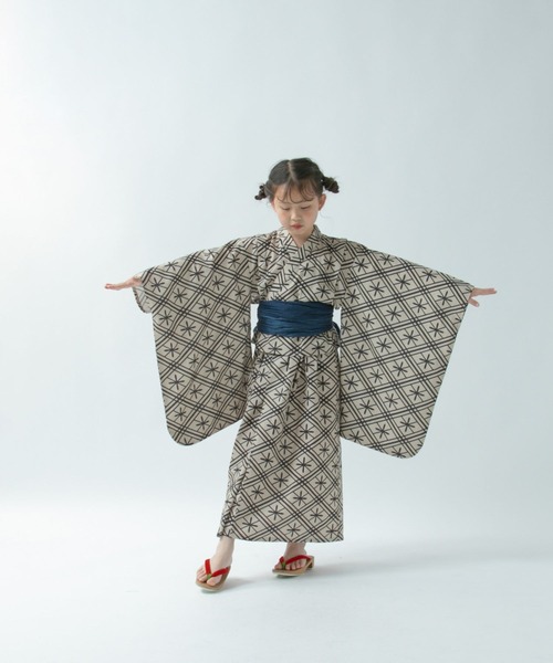 LOWRYS FARM（ローリーズファーム）の「セパレートユカタセット　326417（浴衣・キッズ・ベージュ/レッド/ブラック・110cm/130cm/150cm）」の6枚目の写真