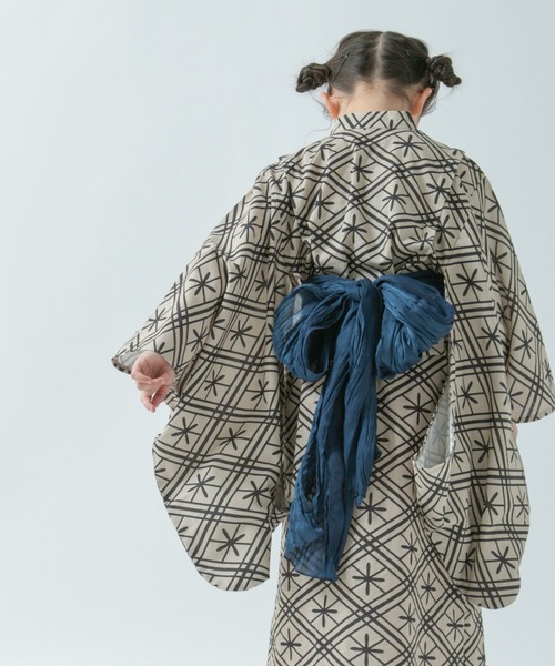 LOWRYS FARM（ローリーズファーム）の「セパレートユカタセット　326417（浴衣・キッズ・ベージュ/レッド/ブラック・110cm/130cm/150cm）」の7枚目の写真