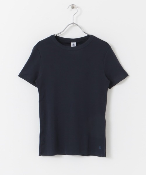 PETIT BATEAU(プチバトー)の「PETIT BATEAU MC COL ROND(Tシャツ/カットソー・レディース・ネイビー/ライトグレー/ホワイト・X-SMALL/SMALL/MEDIUM)」の5枚目の写真