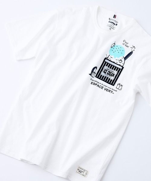 Blue Standard （ブルースタンダード）の「【Blue Standard/ブルースタンダード】スラブコットン アニマルプリント ポケット付Tシャツ（Tシャツ/カットソー・メンズ・その他4/その他3/その他2/その他/その他1・X-LARGE/LARGE/MEDIUM）」の3枚目の写真