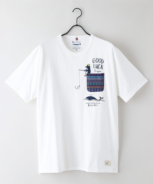 Blue Standard （ブルースタンダード）の「【Blue Standard/ブルースタンダード】スラブコットン アニマルプリント ポケット付Tシャツ（Tシャツ/カットソー・メンズ・その他4/その他3/その他2/その他/その他1・X-LARGE/LARGE/MEDIUM）」の14枚目の写真