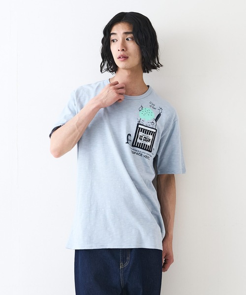 Blue Standard （ブルースタンダード）の「【Blue Standard/ブルースタンダード】スラブコットン アニマルプリント ポケット付Tシャツ（Tシャツ/カットソー・メンズ・その他4/その他3/その他2/その他/その他1・X-LARGE/LARGE/MEDIUM）」の21枚目の写真