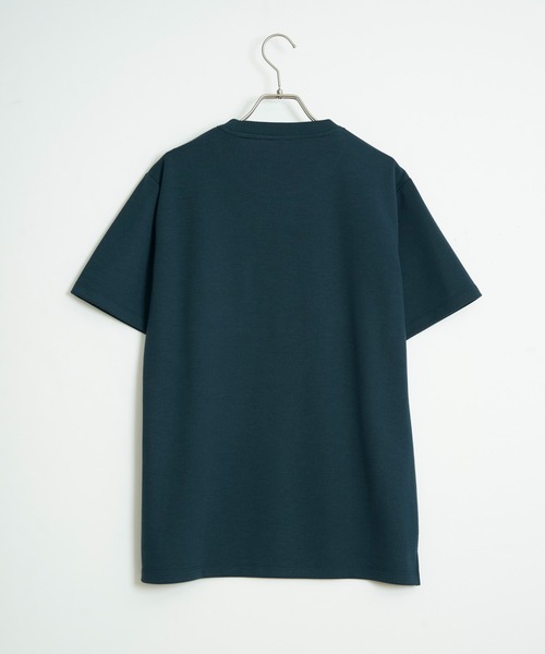 ikka(イッカ)の「【親子コーデ】ポンチメガネ刺繍ポケットTシャツ(Tシャツ/カットソー・メンズ・ネイビー/グリーン/ホワイト・XL/L/M/S)」の6枚目の写真