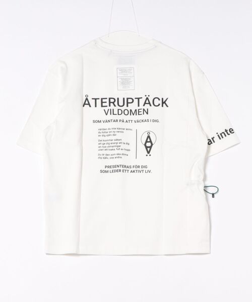 VIRTUOUS(バーチャス)の「【VIRTUOUS/バーチャス】サイドポケットバッグプリント半袖Tシャツ(Tシャツ/カットソー・メンズ・ホワイト/ブラック・X-LARGE/LARGE/MEDIUM)」の4枚目の写真