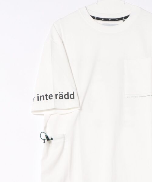 VIRTUOUS(バーチャス)の「【VIRTUOUS/バーチャス】サイドポケットバッグプリント半袖Tシャツ(Tシャツ/カットソー・メンズ・ホワイト/ブラック・X-LARGE/LARGE/MEDIUM)」の3枚目の写真