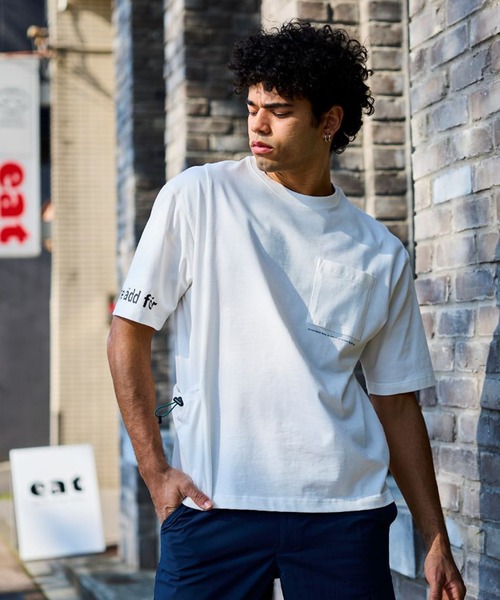 VIRTUOUS(バーチャス)の「【VIRTUOUS/バーチャス】サイドポケットバッグプリント半袖Tシャツ(Tシャツ/カットソー・メンズ・ホワイト/ブラック・X-LARGE/LARGE/MEDIUM)」の10枚目の写真
