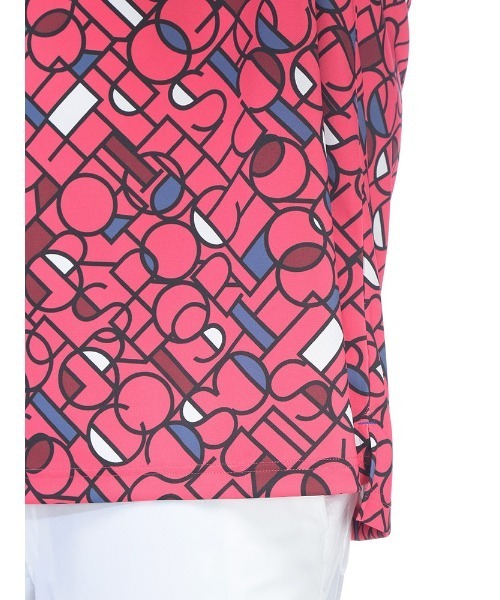 le coq sportif(ルコックスポルティフ)の「le coq sportif (ルコックスポルティフ) ストレッチ グラフィック 半袖 ポロシャツ(ポロシャツ・メンズ・ホワイト/ピンク・3L/4L/5L)」の15枚目の写真