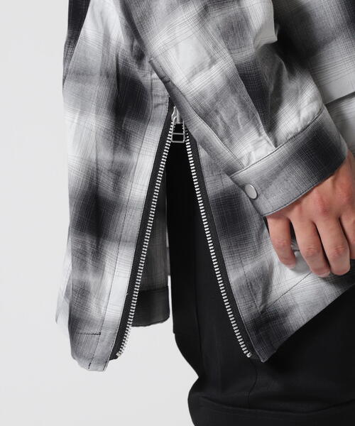 ROYAL FLASH（ロイヤルフラッシュ）の「A.F ARTEFACT/エーエフ・アーティファクト/Yoroke Check Hoodie Shirt（シャツ/ブラウス・メンズ・ブラック・2/3）」の11枚目の写真