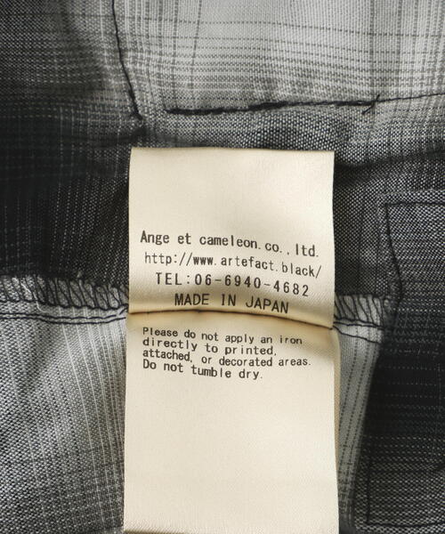 ROYAL FLASH（ロイヤルフラッシュ）の「A.F ARTEFACT/エーエフ・アーティファクト/Yoroke Check Hoodie Shirt（シャツ/ブラウス・メンズ・ブラック・2/3）」の18枚目の写真