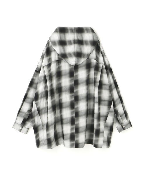 ROYAL FLASH（ロイヤルフラッシュ）の「A.F ARTEFACT/エーエフ・アーティファクト/Yoroke Check Hoodie Shirt（シャツ/ブラウス・メンズ・ブラック・2/3）」の7枚目の写真