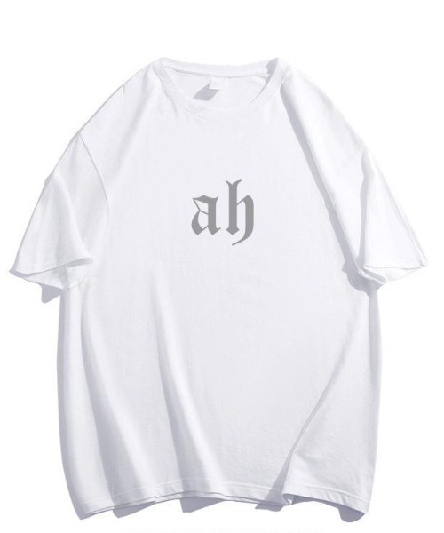 ビッグサイズ ロゴ プリント 古着風 Tシャツ 韓国ファッション