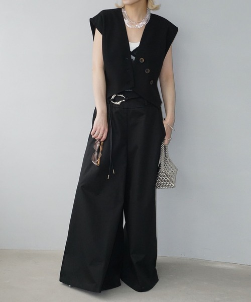 chuclla（チュクラ）の「メタルアクセント コードベルト cha25s028（ベルト・レディース・ブラック・FREE）」の5枚目の写真