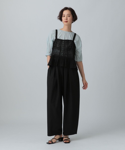 LEPSIM（レプシィム）の「ウエストタックイージーパンツ　321491（その他パンツ・レディース・イエロー/ネイビー/ブラック・FREE）」の8枚目の写真