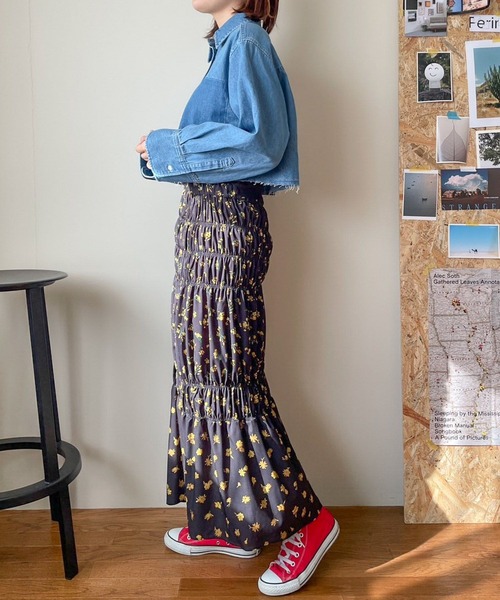 LOWRYS FARM（ローリーズファーム）の「長袖シャツ（シャツ/ブラウス・レディース・ブルー・FREE）」の7枚目の写真