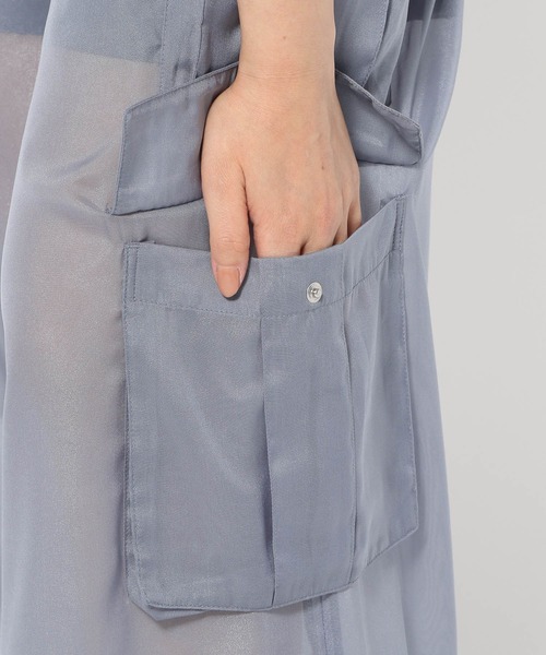 HARE（ハレ）の「2WAYシアーデザインカーゴパンツ(HARE)（カーゴパンツ・レディース・ブルー/ブラック・FREE）」の22枚目の写真