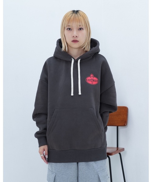 roial(ロイアル)の「HOODIE/ROIAL(ロイアル)キャンドルロゴデザインプルオーバーパーカー ・フーディ(パーカー・メンズ・チャコールグレー/グリーン系その他3・SMALL/MEDIUM/LARGE)」の10枚目の写真