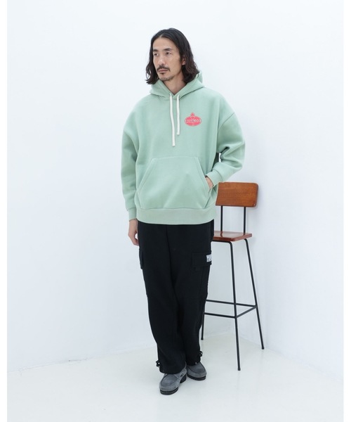 roial(ロイアル)の「HOODIE/ROIAL(ロイアル)キャンドルロゴデザインプルオーバーパーカー ・フーディ(パーカー・メンズ・チャコールグレー/グリーン系その他3・SMALL/MEDIUM/LARGE)」の7枚目の写真