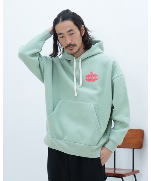 roial(ロイアル)の「HOODIE/ROIAL(ロイアル)キャンドルロゴデザインプルオーバーパーカー ・フーディ(パーカー・メンズ・チャコールグレー/グリーン系その他3・SMALL/MEDIUM/LARGE)」の5枚目の写真